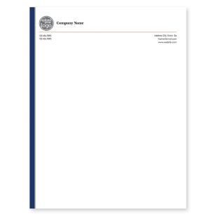 The Sidebar Letterhead 8-1/2x11 - Midnight Blue