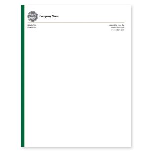 The Sidebar Letterhead 8-1/2x11 - Verdun Green