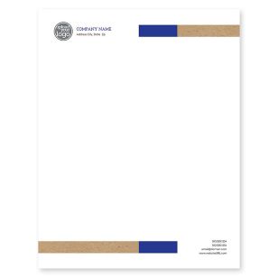 Very Krafty Letterhead 8-1/2x11 - Blue