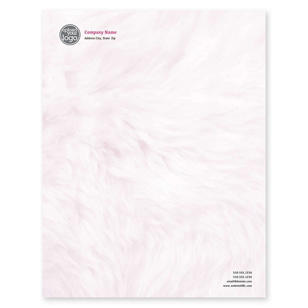 Fur Fever Letterhead 8-1/2x11 - Hibiscus