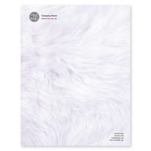 Fur Fever Letterhead 8-1/2x11 - Affair Purple