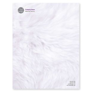 Fur Fever Letterhead 8-1/2x11 - Affair Purple