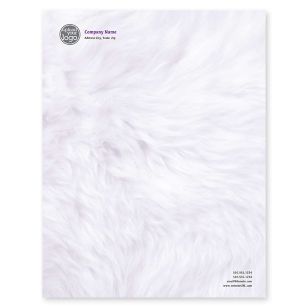 Fur Fever Letterhead 8-1/2x11 - Affair Purple