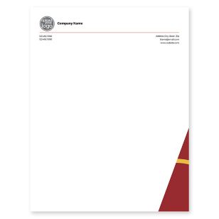 Make a Statement Letterhead 8-1/2x11 - Paprika Red