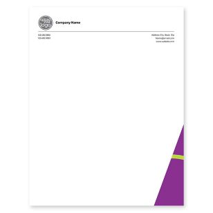 Make a Statement Letterhead 8-1/2x11 - Affair Purple