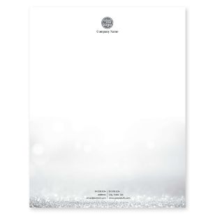 All-A Glitter Letterhead 8-1/2x11 - Gray