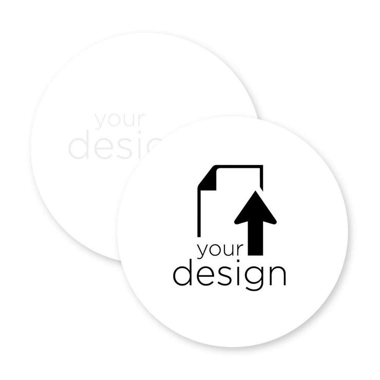 Your Design Coaster 3-5/8" Circle - White