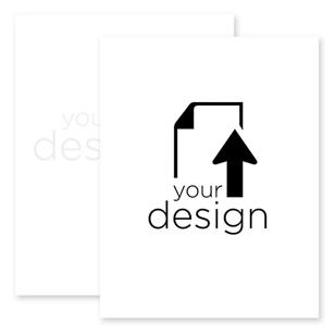 Your Design Menu 8-1/2"x11" Rectangle Vertical - White