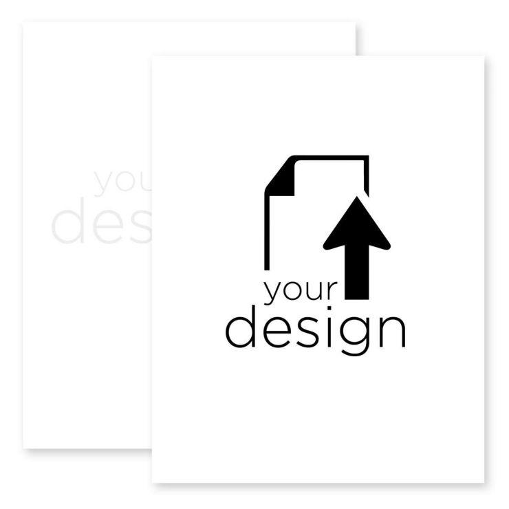 Your Design Menu 8-1/2"x11" Rectangle Vertical - White