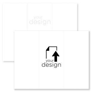 Your Design Brochure tri-fold 8-1/2x11 Rectangle - White