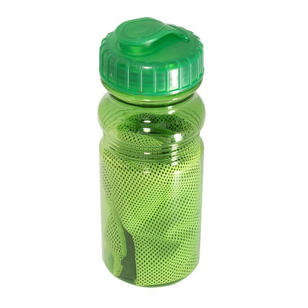 Cooling Towel in Water Bottle - Green, Lime