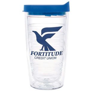 Tervis® Classic Tumbler - 16 oz. - Clear/Blue