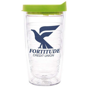 Tervis® Classic Tumbler - 16 oz. - Clear/Green, Lime