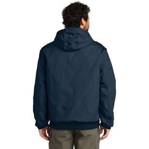 Carhartt Quilted Flannel Lined Duck Active Jacket - Blue, Navy