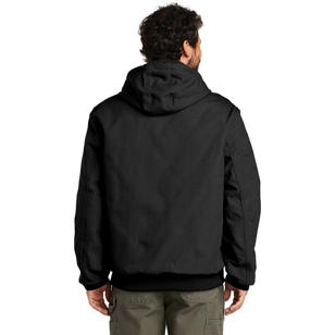 Carhartt Quilted Flannel Lined Duck Active Jacket - Black