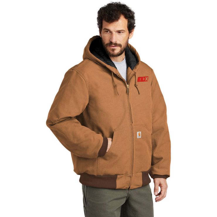 Carhartt Quilted Flannel Lined Duck Active Jacket
