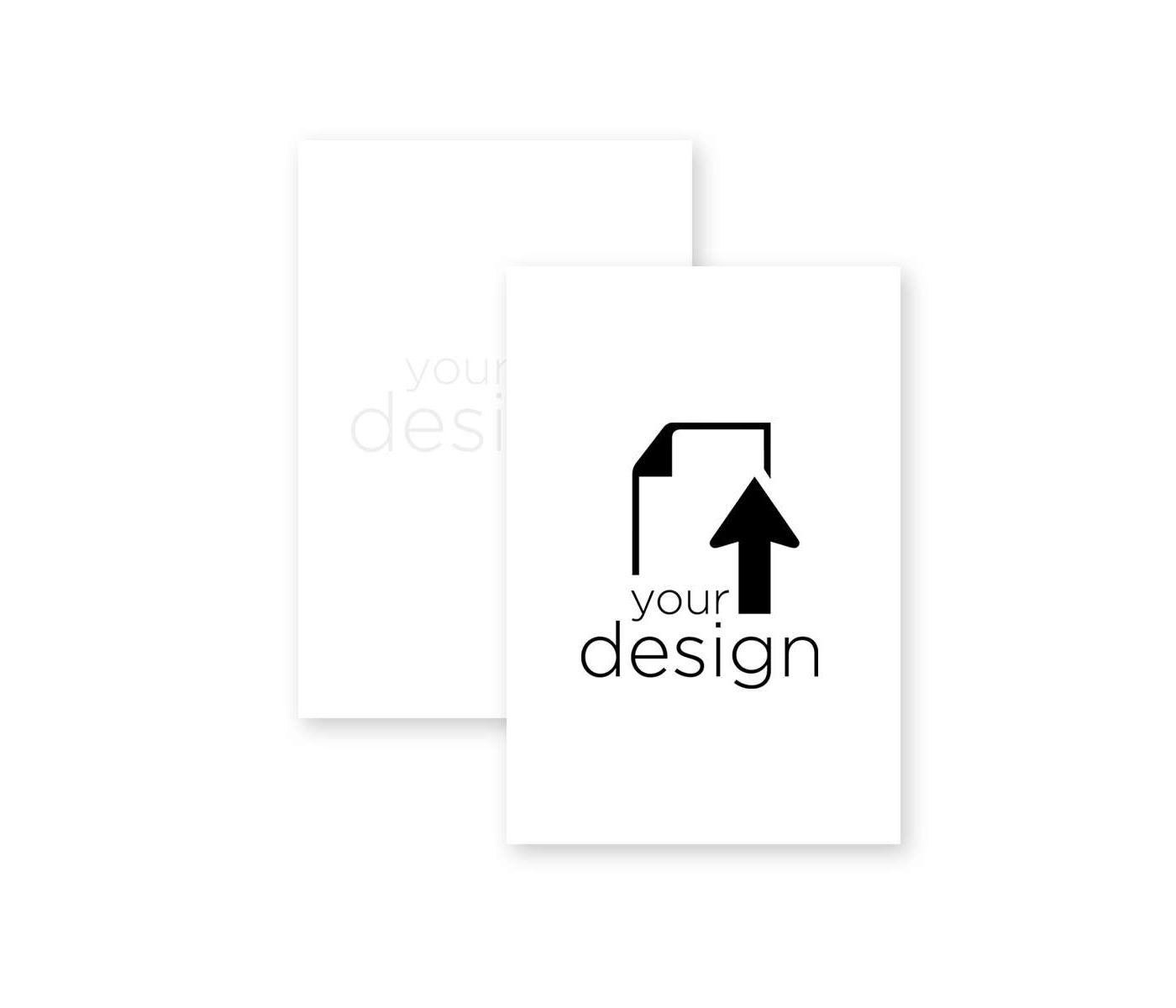 Your Design Premium Flyer 4"x6" Vertical - White