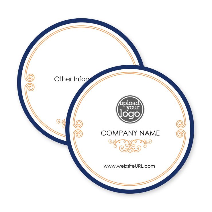 Deco Dining Coaster 3-5/8" Circle