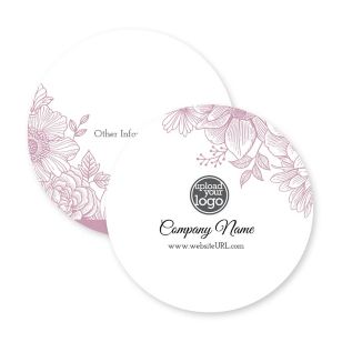 Garden Cafe Coaster 3-5/8" Circle - Apricot