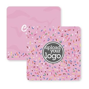 Uncatchable Color Coaster 3-1/2" Round Corner Square - Apricot