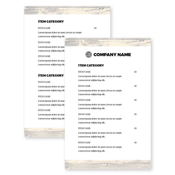 Rustic Pane 5-1/2"x8-1/2" Rectangle Vertical