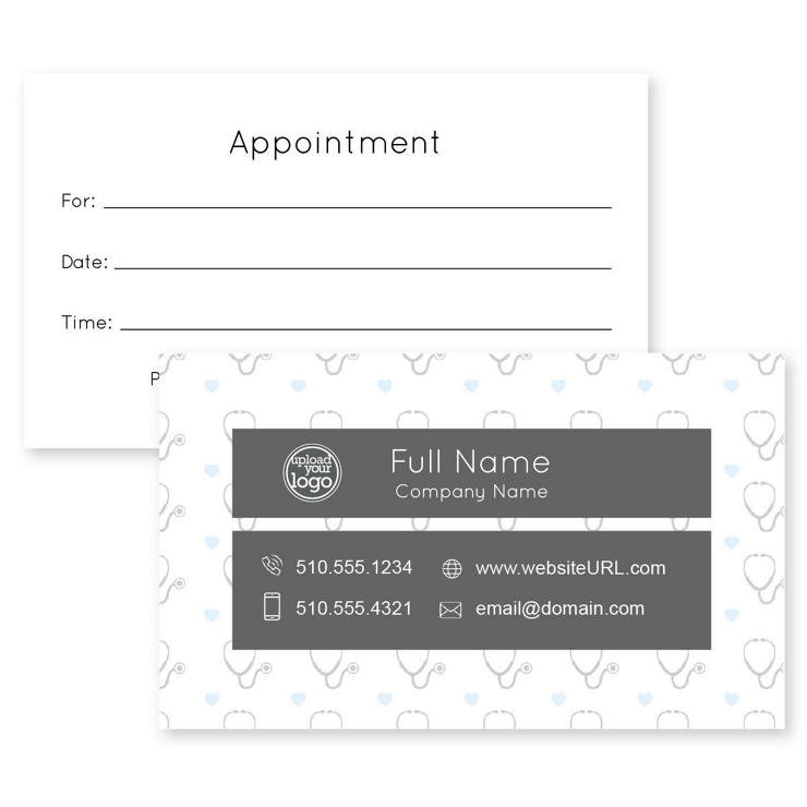 Healthy Hearts Business Card 2x3-1/2 Rectangle Horizontal