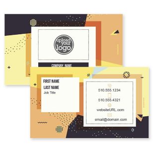 That's Memphis Business Card 2x3-1/2 Rectangle Horizontal - Portica Yellow