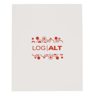 Linen Paper Folder - White