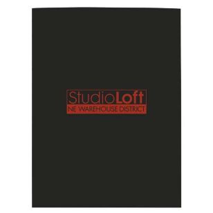 Gloss Paper Folder - Black