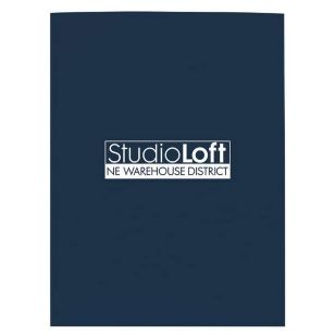 Gloss Paper Folder - Blue, Dark