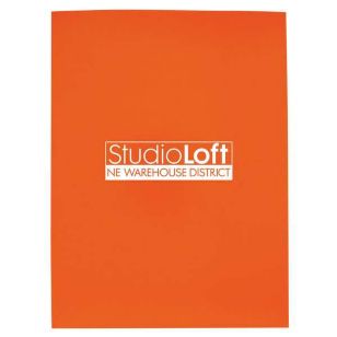 Gloss Paper Folder - Orange