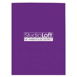 Gloss Paper Folder - Purple