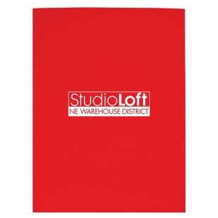 Gloss Paper Folder - Red