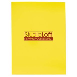 Gloss Paper Folder - Yellow (PMS-Yellow C)