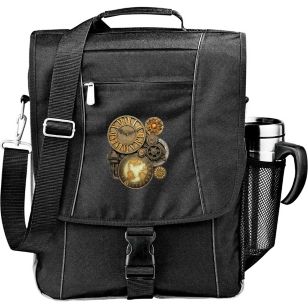Verona Vertical 15" Computer Briefcase - Black