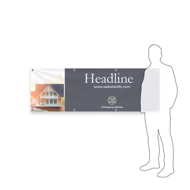 Picture This Vinyl Banner 2'x6' Rectangle Horizontal