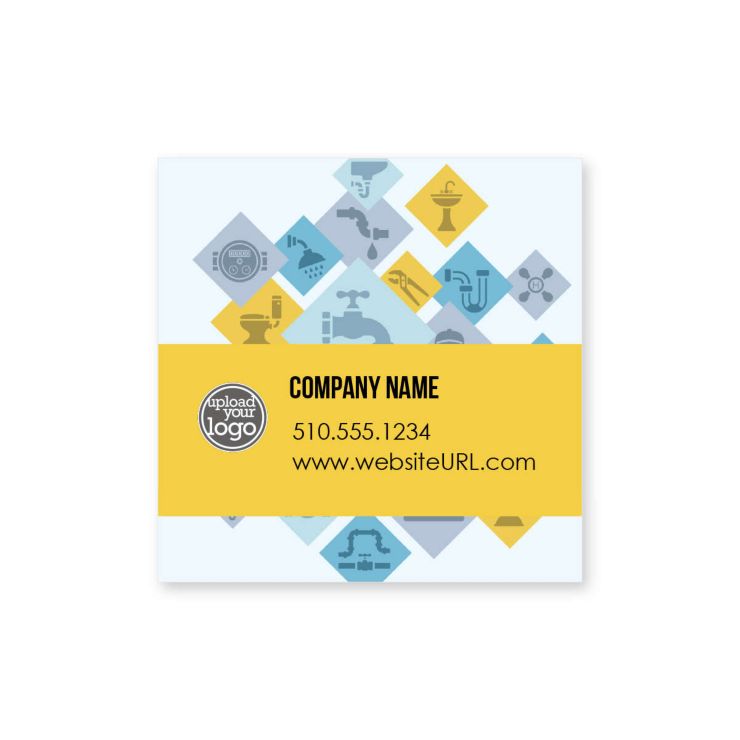 Plumber Montage Sticker 2x2 Square