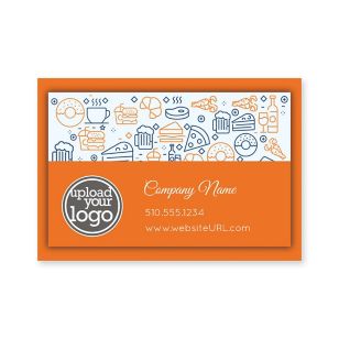 Victorian Kitchen Sticker 2x3 Rectangle Horizontal - Orange