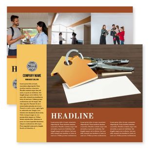 New Homeowner Premium Flyer 8-1/2"x11" Horizontal - Grandis Orange