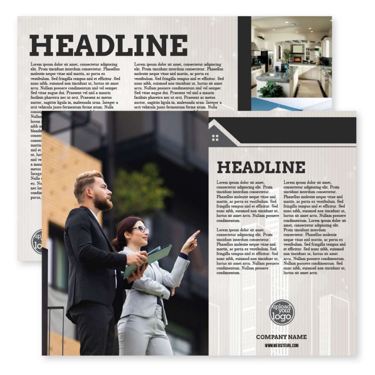 Couture Comfort Premium Flyer 8-1/2"x11" Horizontal - Blue Shark