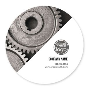 Auto Repair Sticker 4x4 Circle - Charcoal