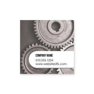 Auto Repair Sticker 2x2 Square - Charcoal