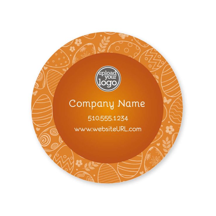 Easter Eggs Sticker 2x2 Circle