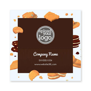 Cookies Sticker 3x3 Square - Heath Red