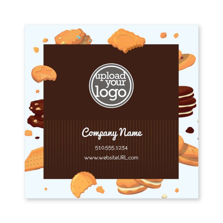 Cookies Sticker 3x3 Square - Heath Red