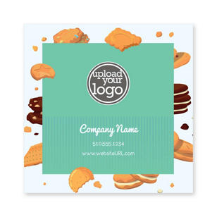 Cookies Sticker 3x3 Square - De York Green