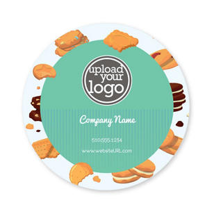 Cookies Sticker 3x3 Circle - De York Green