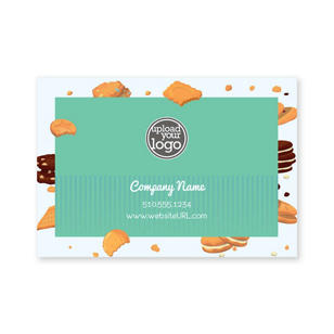 Cookies Sticker 2x3 Rectangle Horizontal - De York Green