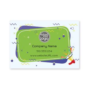 Announcement Sticker 2x3 Rectangle Horizontal - Moss Green