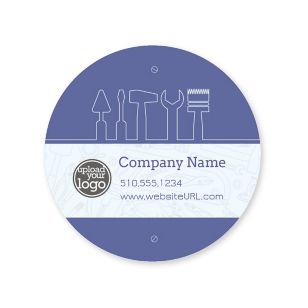 Remodelling Sticker 2x2 Circle - Violet